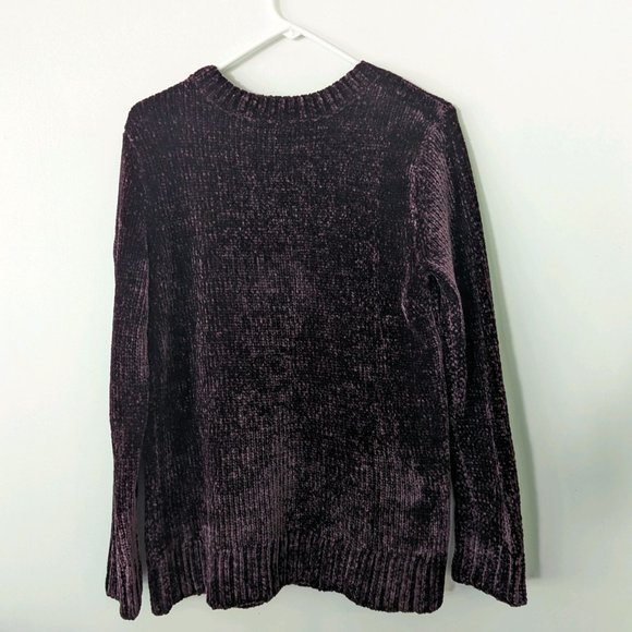 NWT Orvis V-Neck Long Sleeve Plum Sweater Size Medium - Picture 2 of 2